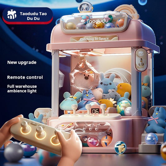 Taodudu children's mini claw machine small household coin-operated electric clip doll gacha machine toy gifts